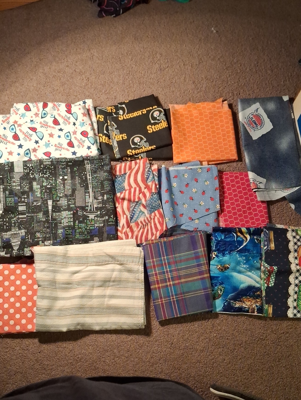 Assorted Fabric Scraps